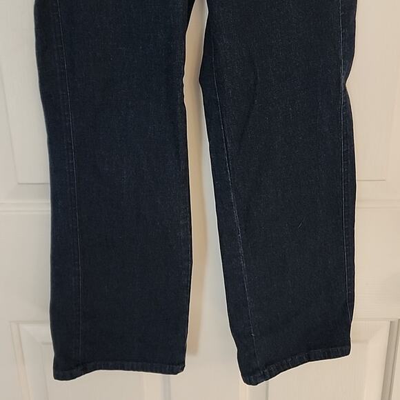 Avenue Montaigne Dark Wash Zipper Front Pants, Size 4 - Picture 3 of 7